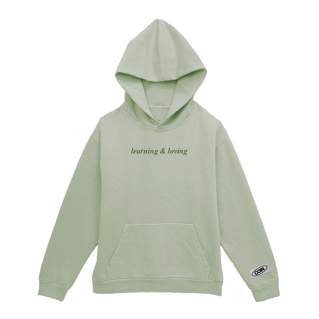 Learning & Loving Green Hoodie