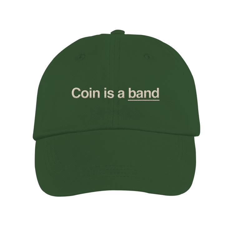 Coin Is A Band Green Dad Hat